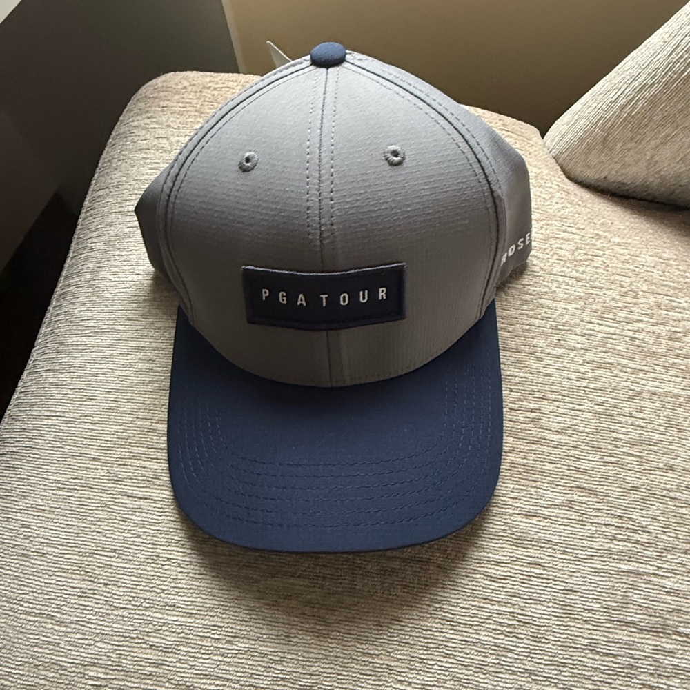 PGA Tour Charcoal and Navy Hat